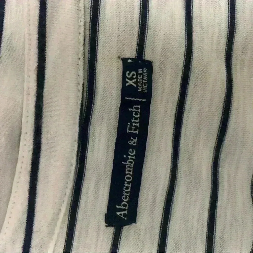 Abercrombie & Fitch Striped Long Sleeve Tee